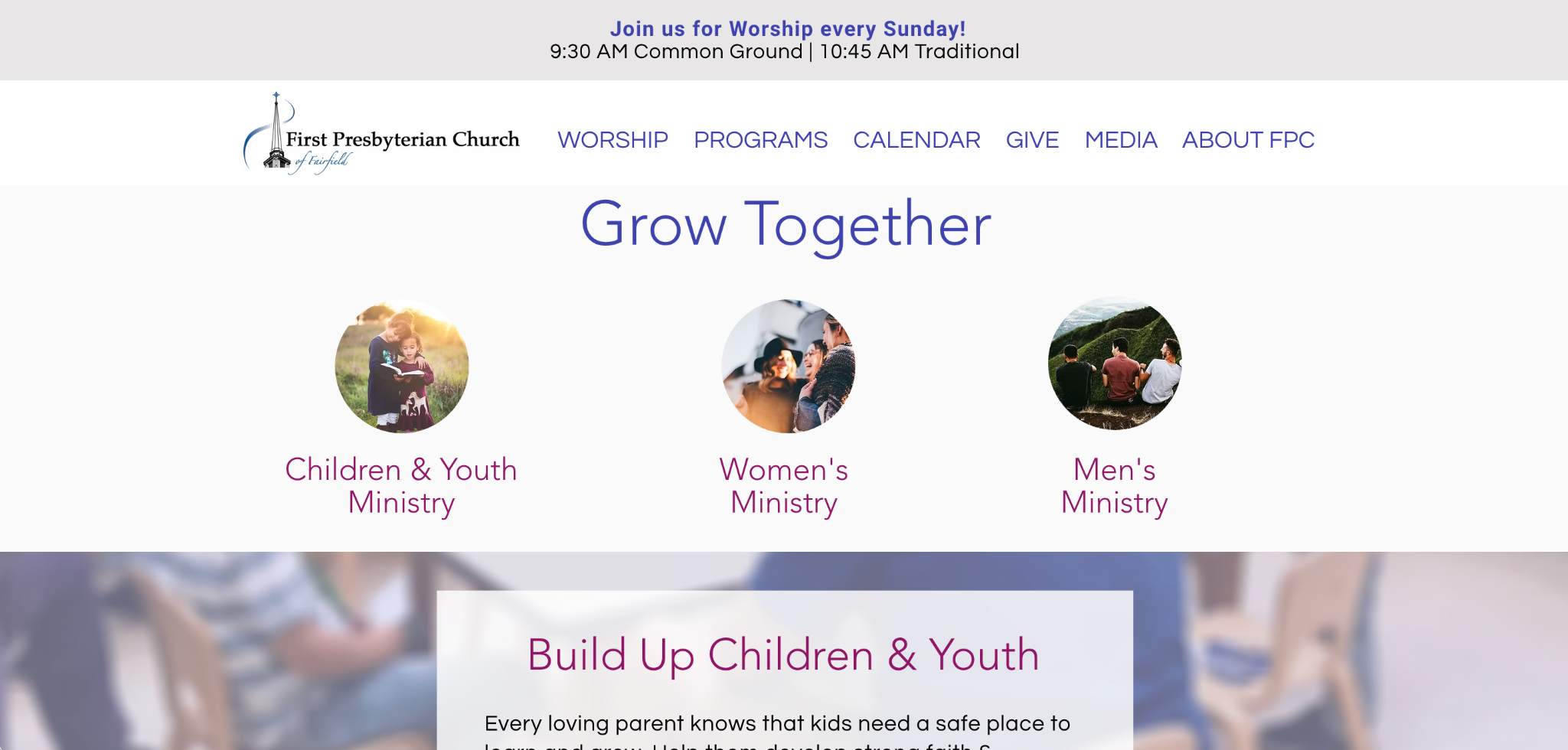 Grow Together page